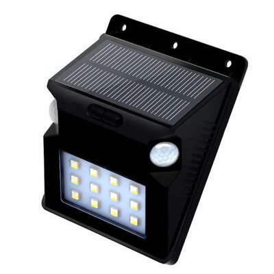 

12 SMD LED Solar Motion Sensor Lamps Outdoor Waterproof Night Wall Lights
