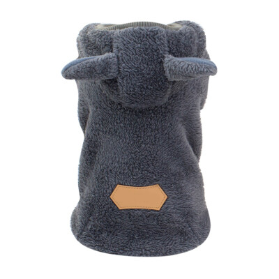 

Pet Dog Clothes Winter Warm Fleece Thickening Coat Jackets Puppy Cat Hoodies Bear Pattern Small Medium Dogs Clothing -XXL