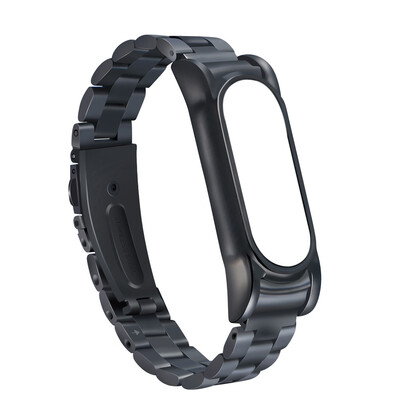 

〖Follure〗For Xiaomi Mi Band 2 Stainless Steel Luxury Wristband Metal Ultrathin New Strap