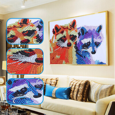 

Siaonvr Special Shaped Diamond Painting DIY 5D Partial Drill Cross Stitch Kits Crystal R