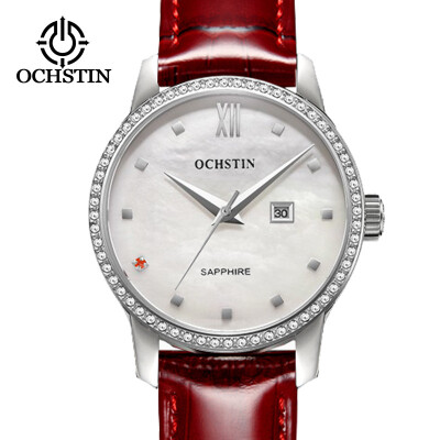 

Augustus OCHSTIN calendar imported movement leather ladies watch womens watch