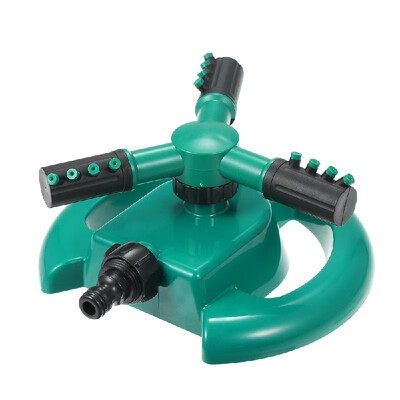 

Automatic 360 Degree Rotating Water Sprinkler Adjustable 3-arms Lawn Irrigation Tools Leak Free Design Gardening Watering System