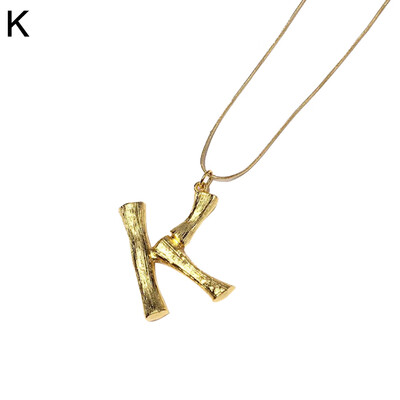 

Large A to Z 26 Letters Pendant Necklace Women Fashion Statement Jewelry Gifts