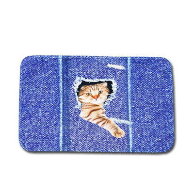 

Cartoon Lovely Cat Dog Floor Mats Indoor Bathroom Kitchen Carpet Living Room Fashion Anti-Slip Doormats