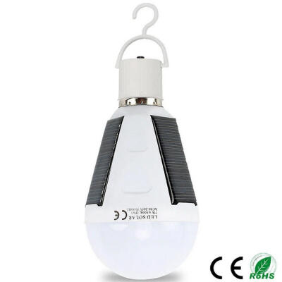 

Rechargeable LED Bulb E27 Solar Lamp Outdoor Emergency Waterproof IP65 Solar Powered Bulbs Camping Hiking Fishing Light