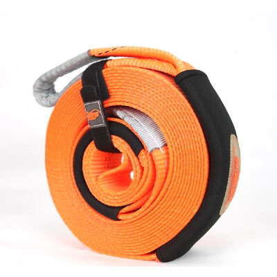 

164 ft 016 ft Wear Resistance Car Towing Strap Heavy Duty with D Ring&Loops Recovery Straps with Fine Obdurability