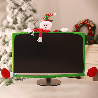 

Christmas Computer Case Cover Santa Claus Snowman Deer Xmas Ornaments Decor 218
