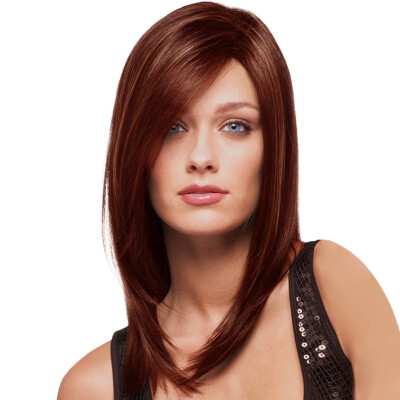 

〖Follure〗Fashion Synthetic Medium Long Hair Brown hair Hair Wig Natural Hair Wigs