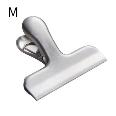 

Snack Sealing Clips Stainless Steel Food Clips Seal The Coffee Beans Seal Food Storage Bags Food Saver Travel Kitchen Gadgets