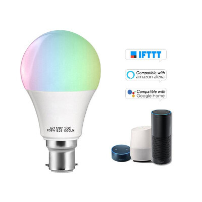 

V5 Smart WIFI LED Bulb RGBW LED Bulb 11W E27 Dimmable Light Phone Remote Control Group Control Compatible with Alexa Google Home