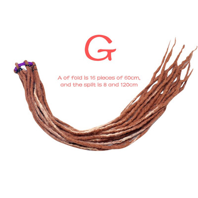 

Gobestart A New Fashion Lady Nepalese Wool Reins Featuring Colorful Wigs Viscera Wig 60CM