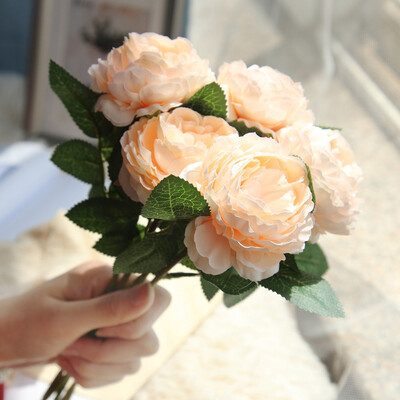

Gobestart Artificial Fake Phantom Roses Flower Bridal Bouquet Wedding Party Home Decor