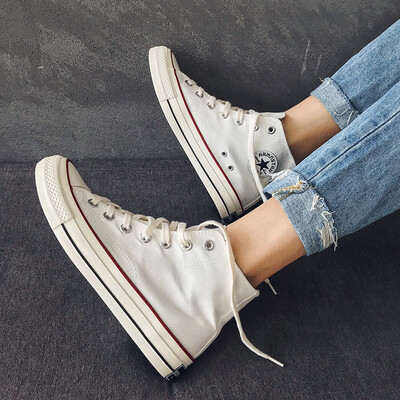 

Mens Shoes Summer Harbour Wind Fashion Leisure High-upped Canvas Board Shoes Personality Autumn Increase