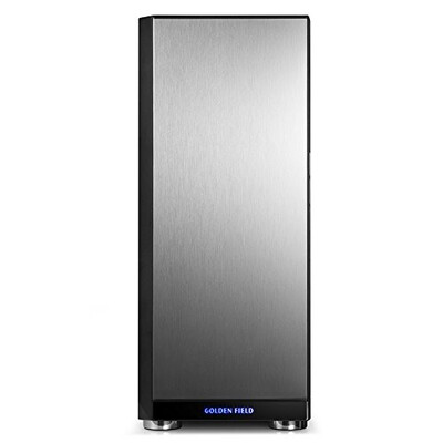 

GOLDEN FIELD MUT1 ATXM-ATXITX Mid-Tower Silent Computer Case With Absorption Sound Layer For Desktop Computer PC