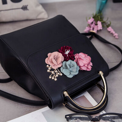 

Tailored Fashion Women Floral Backpack Leather Shoulder Bag Lnclined Shoulder Bag