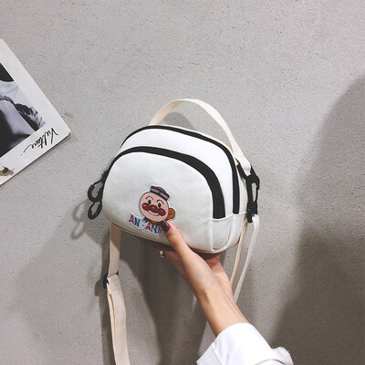 

Ins super fire handbag 2019 new tide handbag fashion canvas bag summer small fresh wild Messenger bag