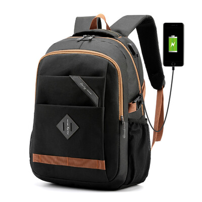 

Backpack large capacity fashion business casual computer travel bag USB charging casual tide shoulder bag