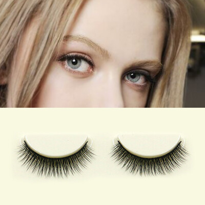 

Hot Cosmetic 3D Natural Long Bushy Handmade False Eyelashes High-end Fiber
