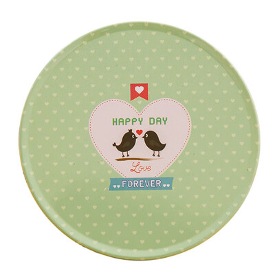 

Siaonvr HAPPY DAY Colorful Silicone Cup Drinks Holder Mat Tableware Placemat
