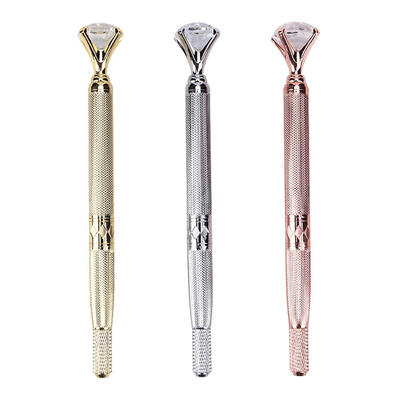 

Microblading Pen Tattoo Tool Permanent Makeup Eyebrow Manual Pen wCrystal