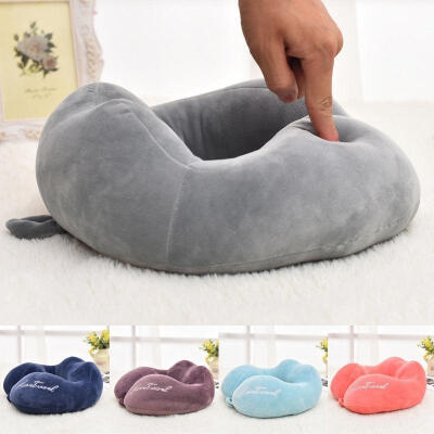 

US STOCK Memory Foam U Shaped Travel Pillow Neck Support Rest Airplane Cushion