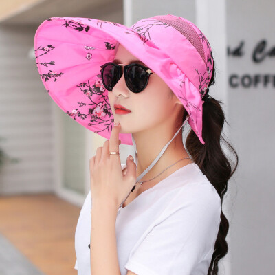 

Sunhat Female Sunscreen Outdoor Summer Korean Hat Sunshade Hat Anti-ultraviolet Folding Fashion Beach Hat