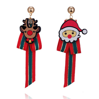 

Charm Christmas Xmas Santa Claus Snowmen Cartoon Earrings Hook Womens Jewellery Christmas Gift