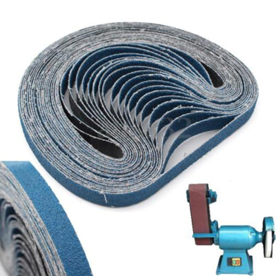 

Set Of 20pcs Steel Premium Abrasive Sanding Belts 33010MM Blue Accessory Supply