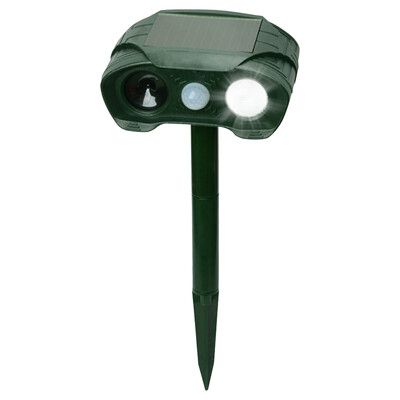 

Ultrasonic Animal Repeller Solar Powered Flashing Lights Repeller Waterproof Outdoor Farm Garden Yard Repellent Dog Cat Fox Deer H