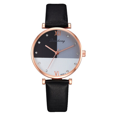

Multicolor mirror personality watch Roman scale fashion quartz watch direct sales
