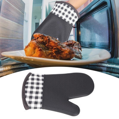

Greensen 1PCS Heat Resistant Anti-Slip Cooking Glove Microwave Oven Kitchen Baking Tool