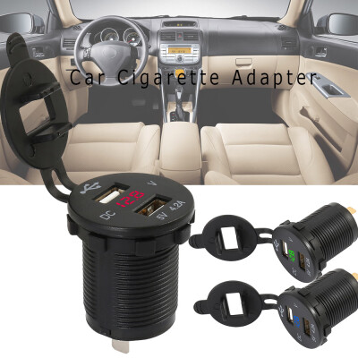 

Creative Waterproof 42A Dual USB Charger Socket Adapter Power Outlet For 12V 24V Car Motorcycle Nice