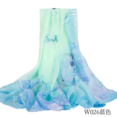 

Spring new beaming magpie printed chiffon scarf female summer seaside sunscreen beach towel variety shawl