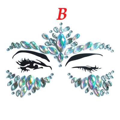 

〖Follure〗Face Gems Adhesive Glitter Jewel Tattoo Wedding Festival Rave Party Body Make Up