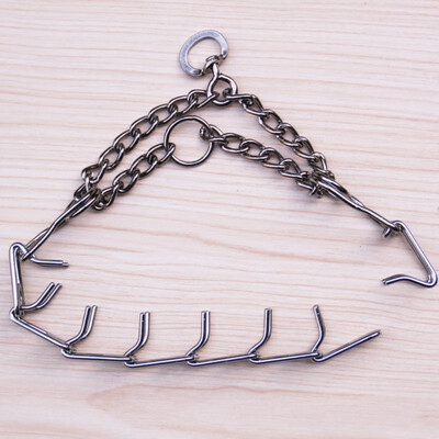 

Dog Stimulating Metal Collar Necklace Safe And Durable Pet Detachable Prong stainless steel Training Collar for dog