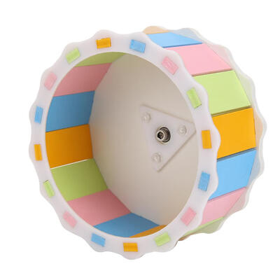 

Wood Silent Hamster Round Wheel Small Pet Guinea Pig Exercise Sports Roller