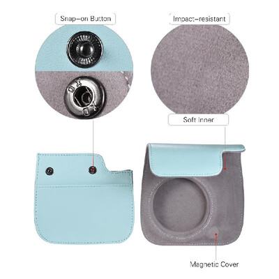 

Andoer 14 in 1 Instant Camera Accessories Bundle Kit for Fujifilm Instax Mini 988 include CaseStrapStickerSelfie Lens5 Filt