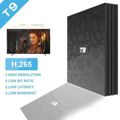 

T9 Android 81 Smart TV Box Rockchip RK3328 4GB 32GB Quad Core 4K Media Player