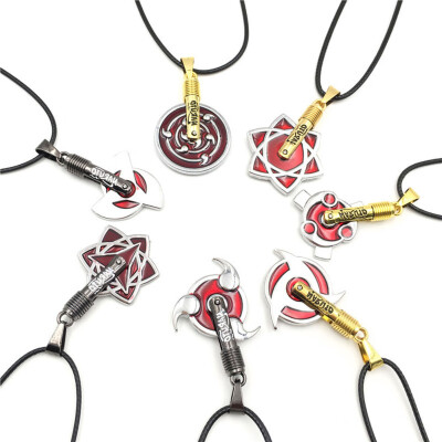 

Naruto Necklace Japanese Animation Naruto Shippuden Sharingan Shape Necklace for Kids Teens Adults&Anime-Fans