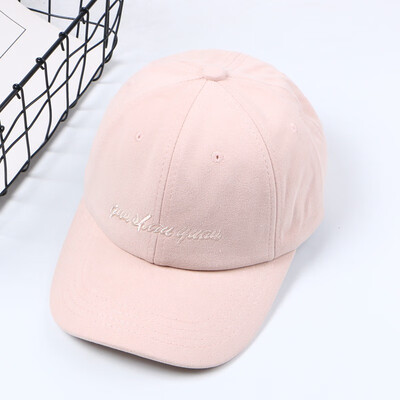 

Taobaos popular Korean hat suede velvet embroidered duck tongue cap spring sunshade cap baseball cap with curved eaves