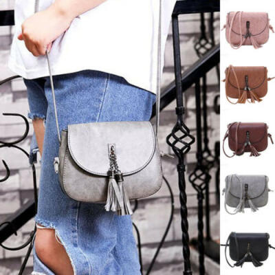 

US Women Ladies Crossbody PU Shoulder Bag Tote Purse Handbag Messenger Travel