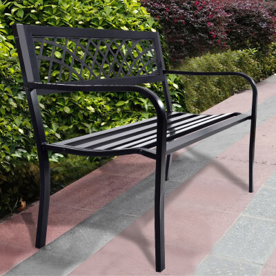 

Outdoor Steel Patio Bench