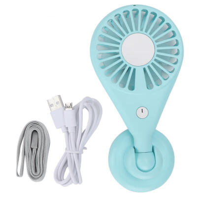 

Greensen Portable Handheld USB Charge LED Light Travel Outdoor Desktop Home Office Mini Cold Wind Fan