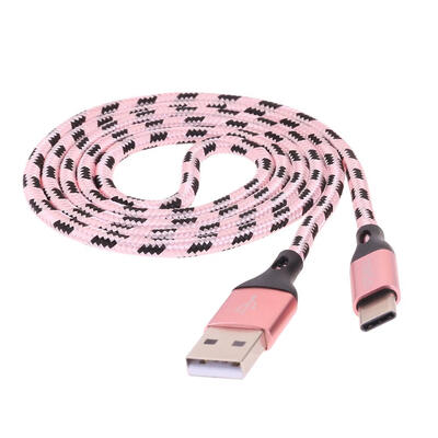 

1m33ft USB Type C 24A Fast Charging Nylon Braided Cable For Android