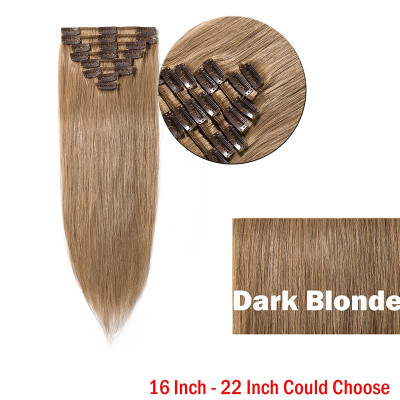 

Clip in 100 Real Human Hair Extensions Full Head Hair Extensions Remy Human Hair Silky Straight 8 Pieces