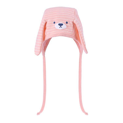 

Cartoon Dog Infants Stripe Soft Autumn Baby Hat Earmuffs Windproof Cap