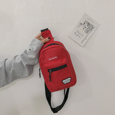 

Fashion personality letter Messenger bag canvas female 2019 new simple wild shoulder bag Korean casual small bag