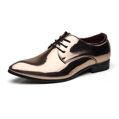 

British pointed leather shoes mens fashion bright leather mens shoes leather shoes
