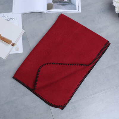 

Double sided shawl imitation cashmere scarf thick cloak four seasons air conditioning blanket travel cloak short jacket unisex Europe&America