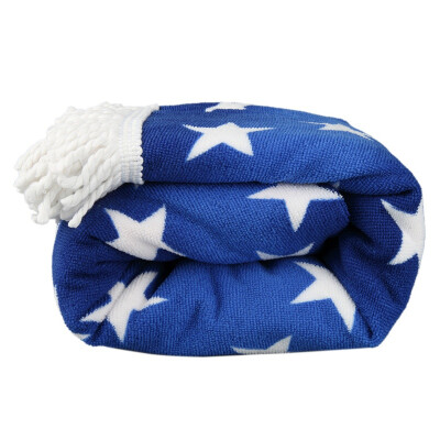 

American Flag Printing Round Beach Towel Living Home Soft Towel Outdoor Travel Keep Warm Beach Towel